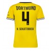 Borussia Dortmund Nico Schlotterbeck #4 Hjemmedrakt Kvinner 2026-27 Kortermet